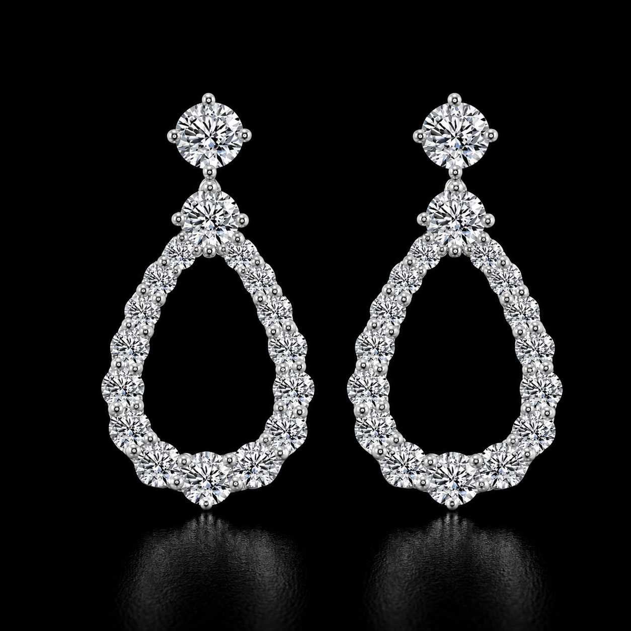 Teardrop Aretes
