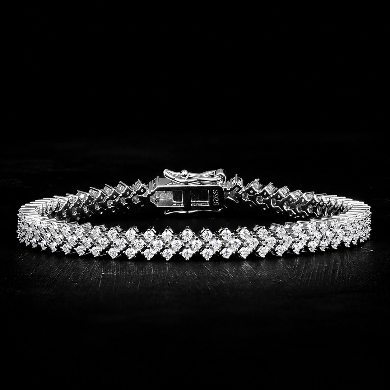 Zigzag Pavé Bracelet