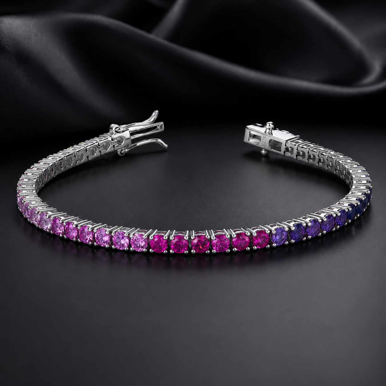 Tennis Bracelet — Rainbow