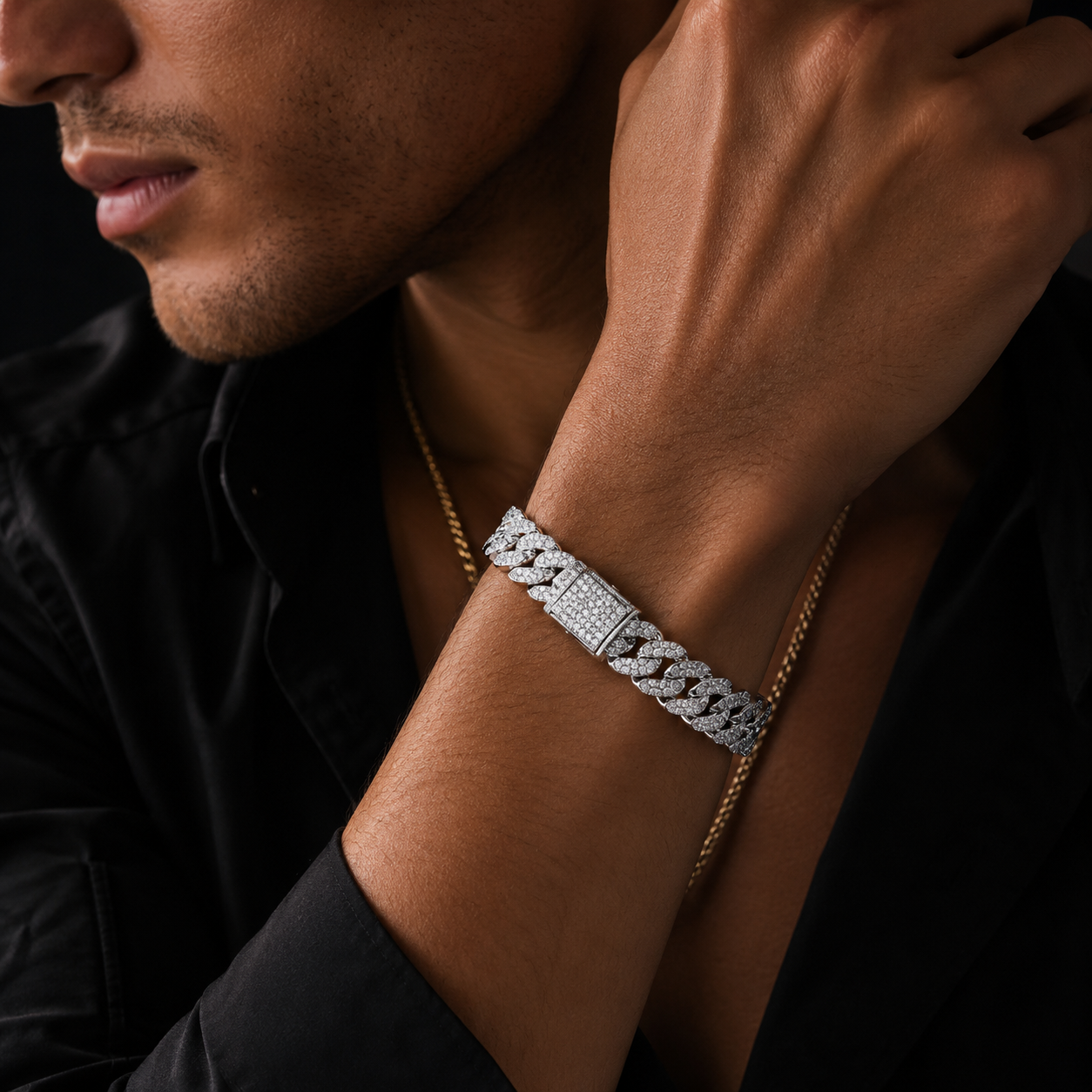 Bean Cuban Bracelet