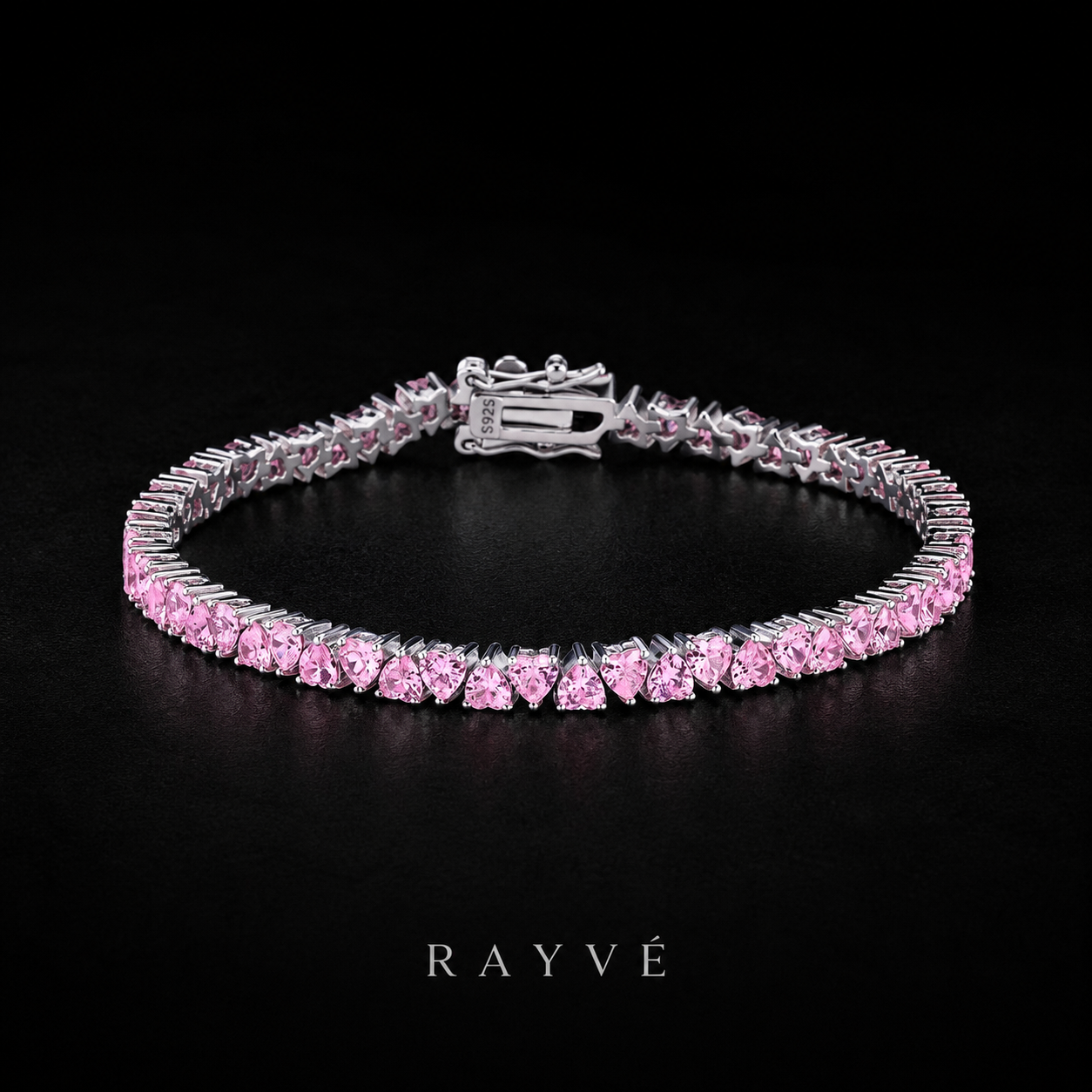 Tennis Bracelet — Invert Heart