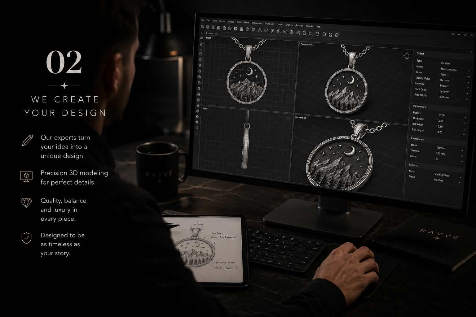 We Create Your Design — Step 02